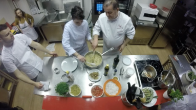 Risotto con gamberi e carciofi al profumo di agrumi