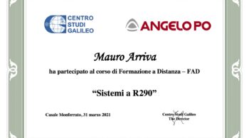 Attestato sui sistemi a R290